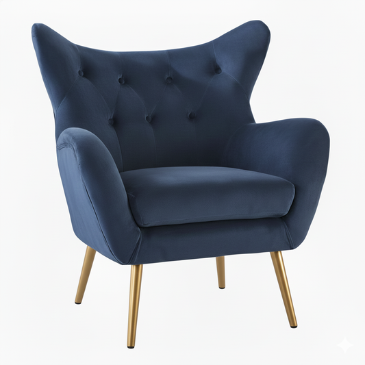 Chair - Wingback (Teal, Green, Ivory, Navy, Orange)