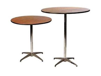 Bistro Tables (Provide Your Table Covering)