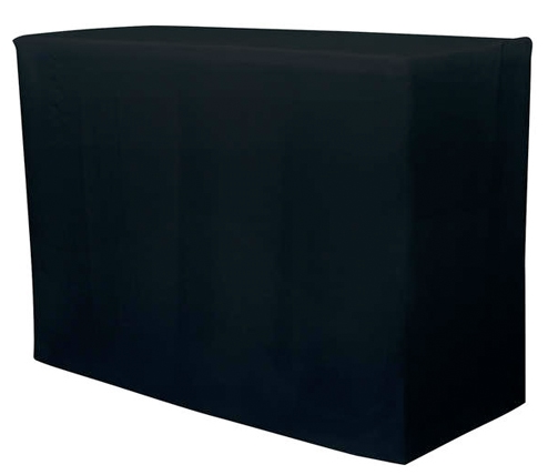 Rectangle Counter High Banquet Tables with Polyester Box Linens (Available in 4' / 6' / 8')