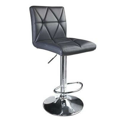 Barstool - Modern Tufted (Black / White)