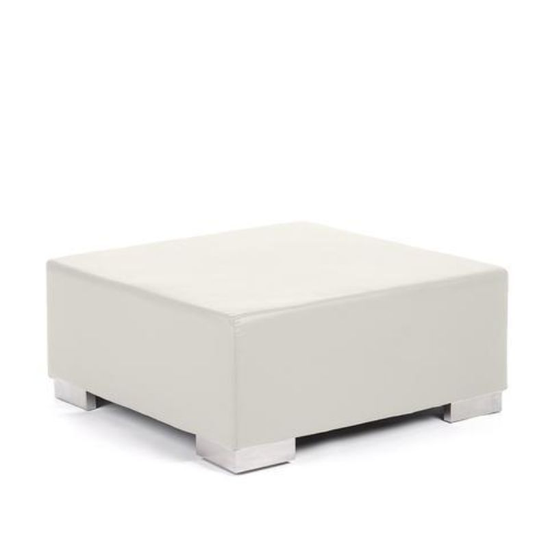 Bench, Circle, Square or Dot Seating - Modern White Contemporary